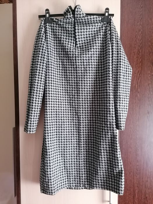 Rochie groasa cu mâneci și guler mărimea XL