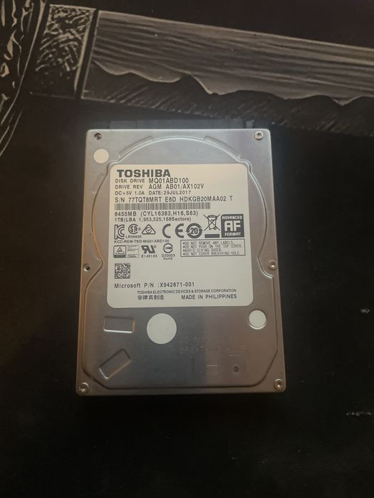 Hard disk 1tb toshiba
