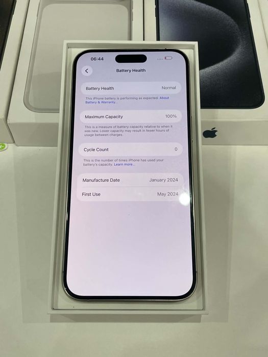 *Като нов* iPhone 15 Pro Max 256GB Titanium Natural