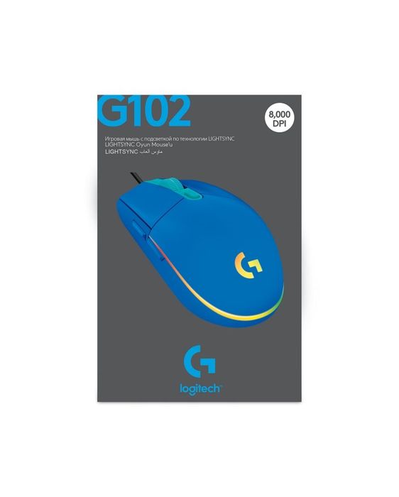 [NEW] Гейминг мишка Logitech - G102 Lightsync, оптична, RGB