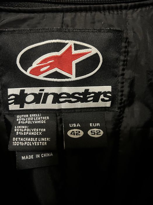 Geaca moto piele alpinestars