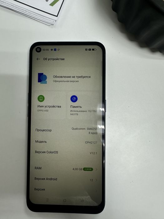 В продаже OPPO A53 64гб б/у