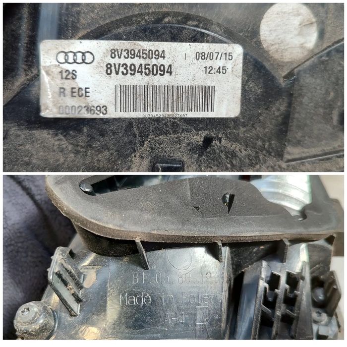 STOP SPATE DREAPTA HAION AUDI A3 8V 2012–2016 / COD OEM 8V3945094 (5F2)
