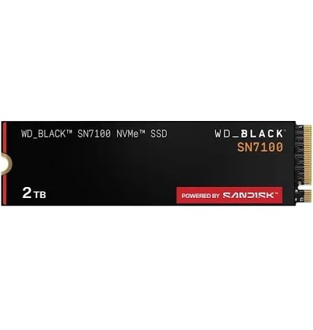 SSD Western Digital Black SN7100, NVMe M.2, 2TB - NOU GARANTIE 12 luni