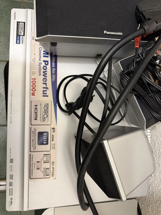 DVD Panasonic домашно кино 5 към 1 + Бас Каса Infinity