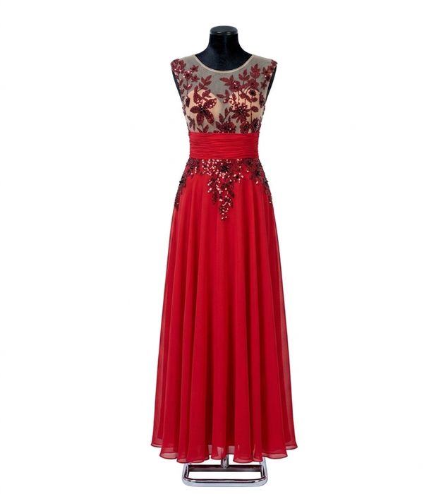 Rochie rosie eleganta