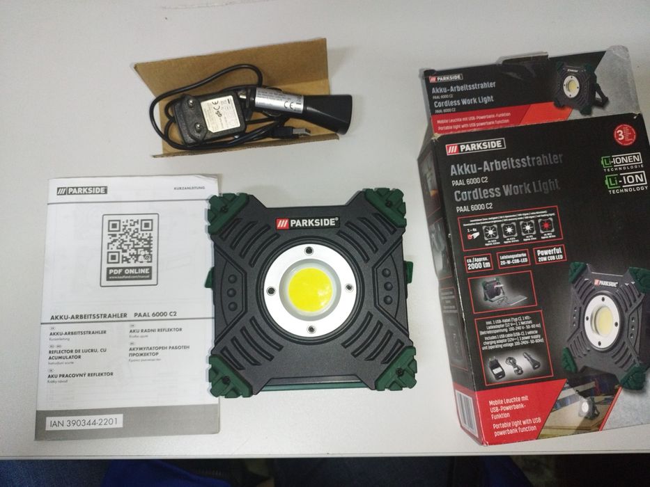 Работен лед прожектор Parkside  PAAL 6000 C2