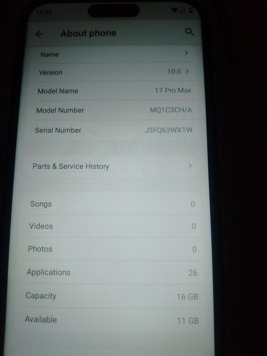 iPhone 17 pro max