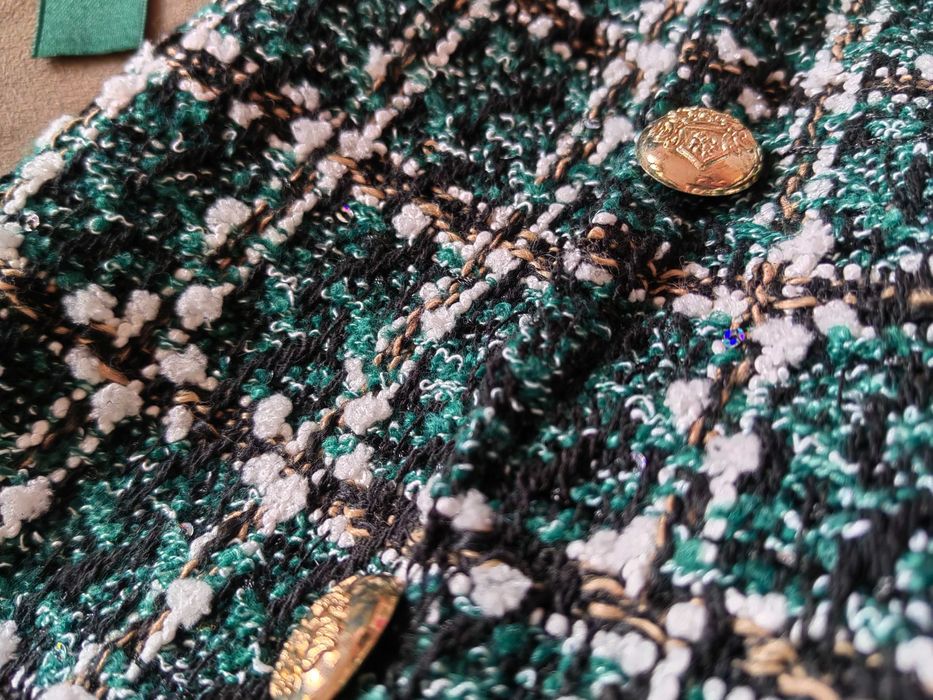 Букле пола в зелен цвят, размер S, чисто нова