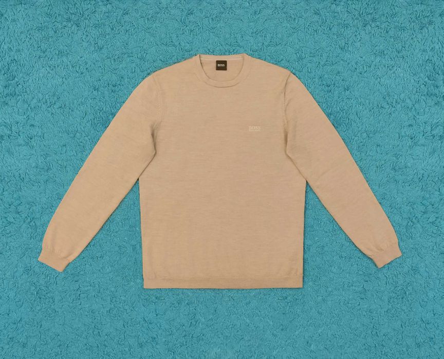 Pulover Hugo Boss - Cappuccino Regular