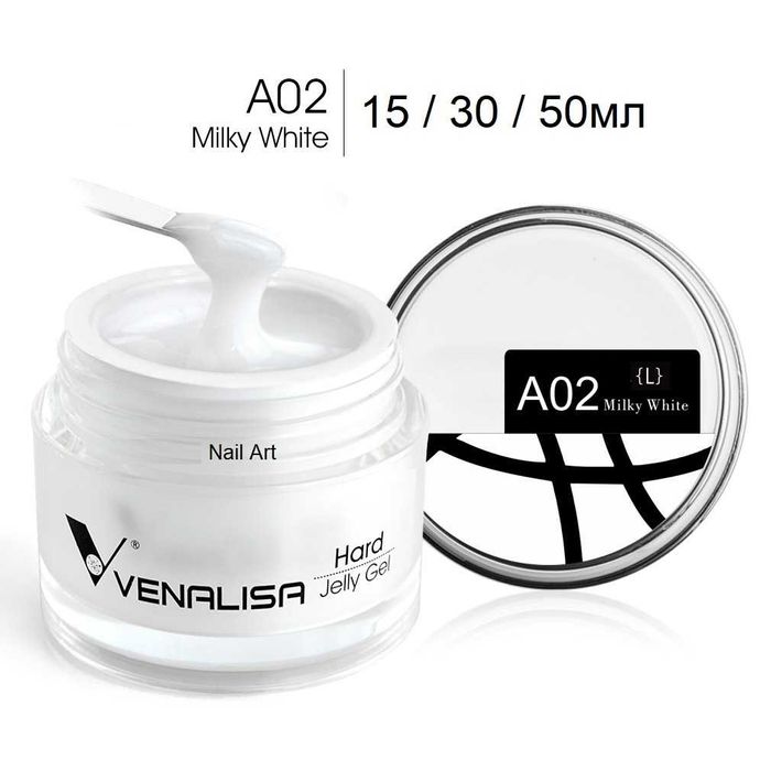 50мл VenaLisa Hard Jelly Uv/Led  гел за изграждане