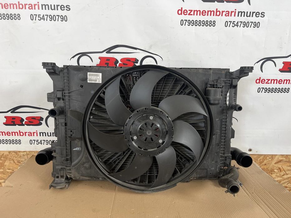 Set radiatoare cu electroventilator Mercedes-Benz B Class W246 2012 cod A2465001203 A2465000054 A2049061403 A2465050130