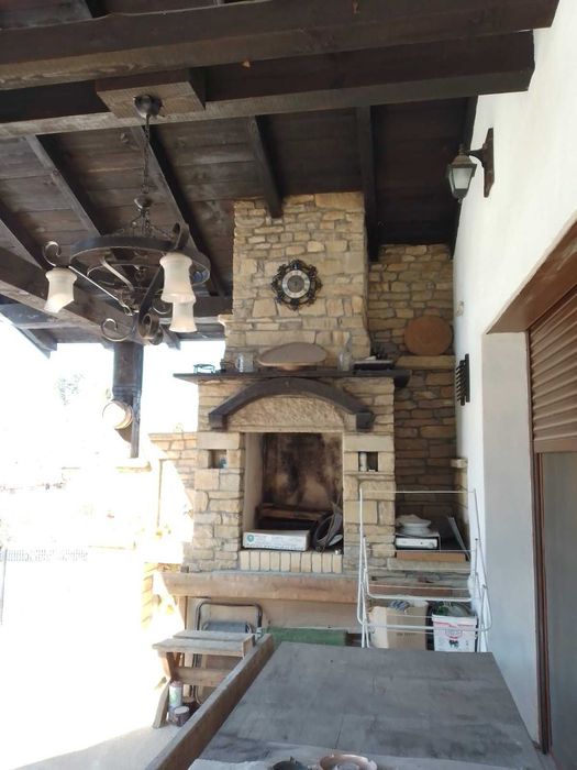 Полилей абажур от ковано желязо- два еднакви