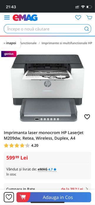 Imprimanta HP M209dw