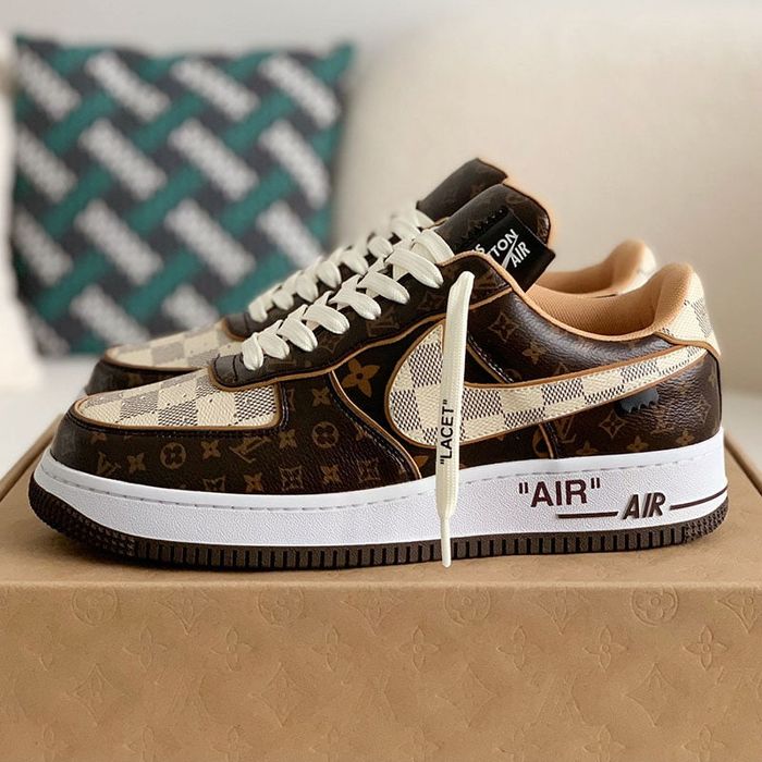 Force 1 Low Louis Vuitton Monogram Brown