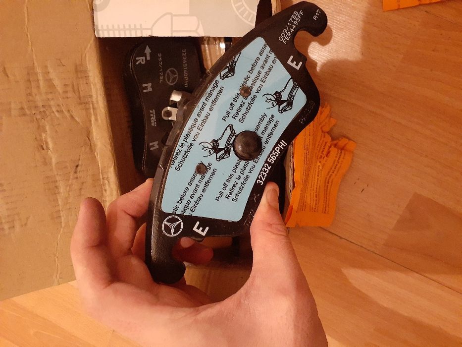 Колодки тормозные мерседес X166 GL W166 ML