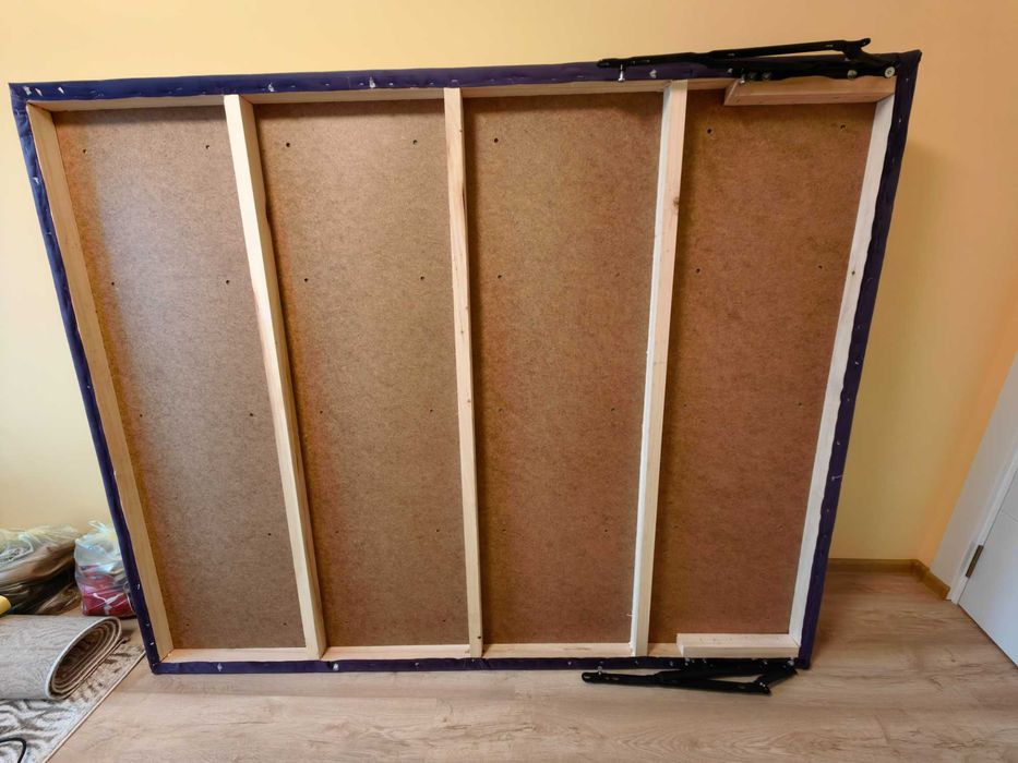 Ъглова спалня с матрак и ракла