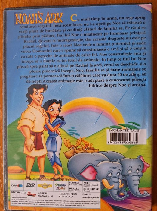 DVD Sinbad Marinarul + DVD Pocahontas + DVD Arca lui Noe
