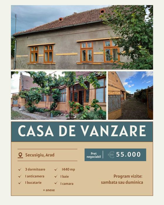 Casa traditionala Secusigiu - 30 KM de Arad