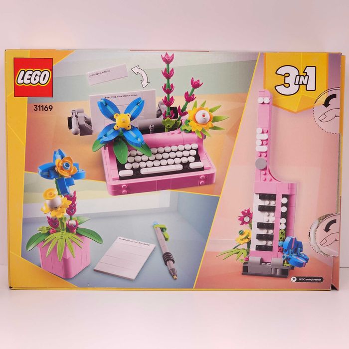 Vând LEGO® Creator 3in1 Typewriter with Flowers (31169)[363 Piese]