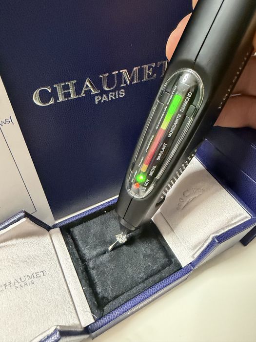 Inel Chaumet – diamant (hpht)1.03 ct heart -cut