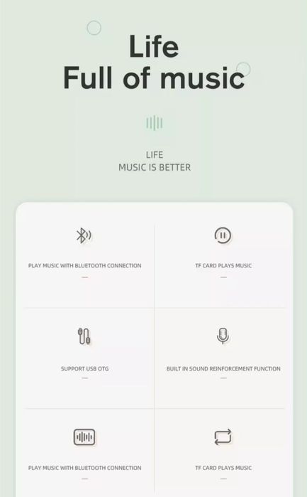 K1 A1 bluetooth mini koroke kolonka mikrofonli kolonka