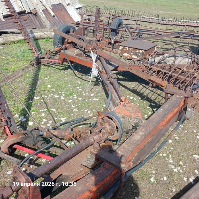 Продам косилку двух бруску с граблями