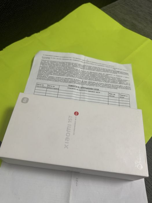 ЗАПЕЧАТАН 512GB Xiaomi 15T Yettel Гаранция 2027 Black