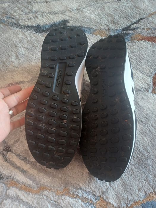 Adidasi din pânză cu piele