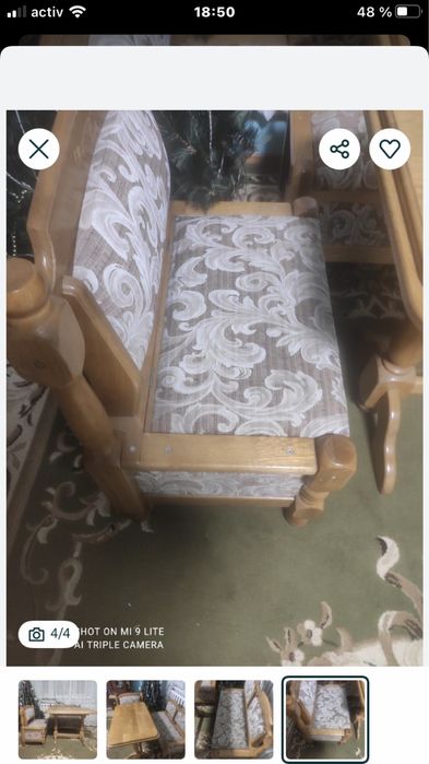 Продам мягкий уголок со столом