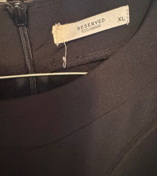 Rochie Reserved, neagră, casual, mărimea XL