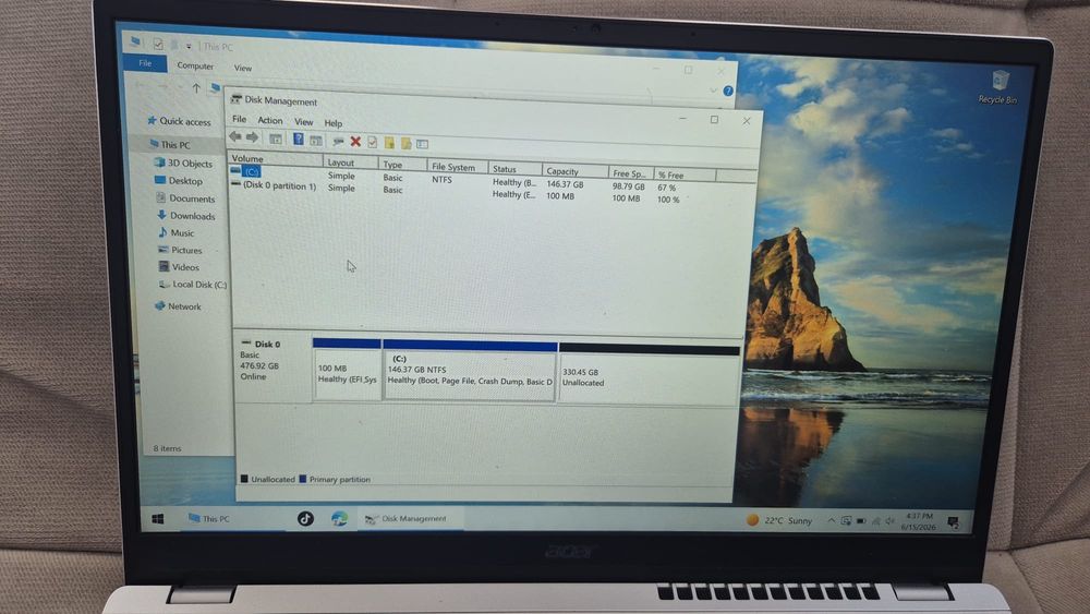 Vând laptop Acer Swift 3