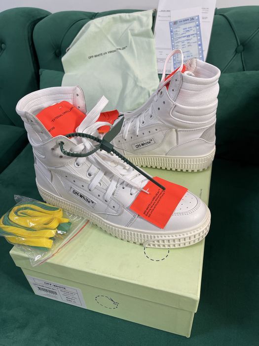 Adidasi Off White 3.0 Court Premium piele naturala 100% Full Box colectie noua