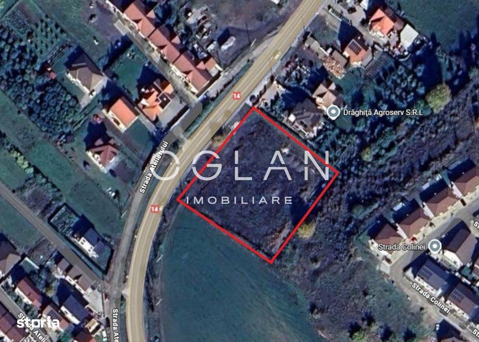 Teren Imprejmuit, la sosea (DN14)- SURA MARE
