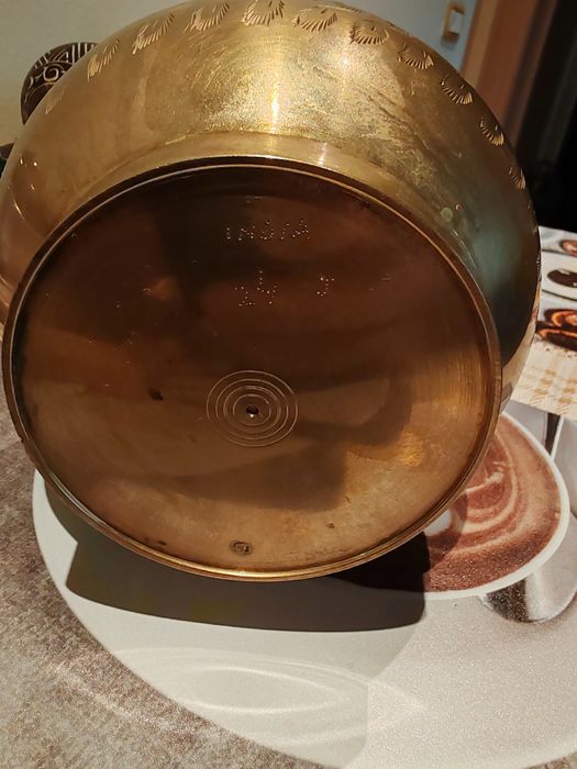 Vază India cu gravură