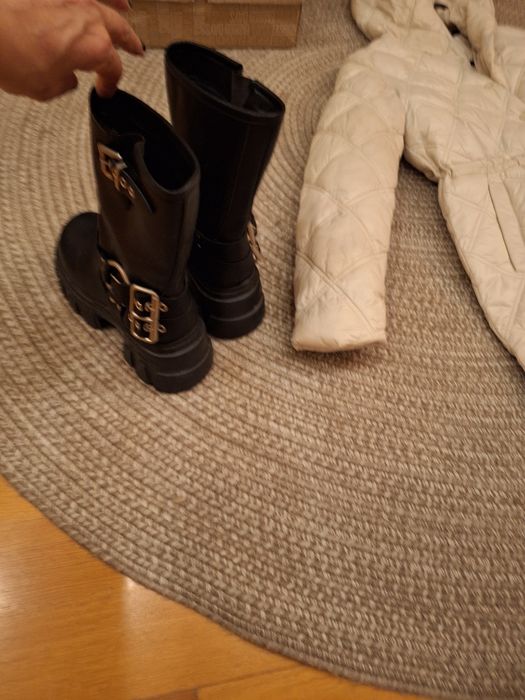 Ghete/bocanci  biker 37 piele