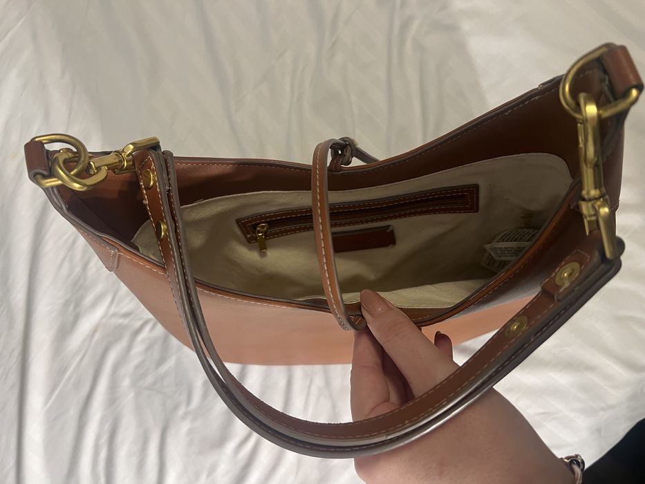 Кафява голяма чанта MANGO