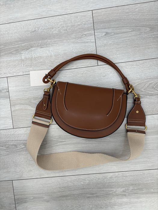 Zara дамска чанта в кафяво