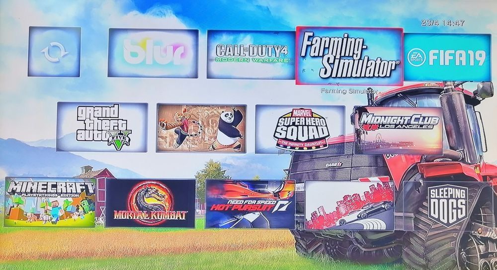 PS 3 SuperSlim Full Fifa19 Gta5 Minecraft M Kombat Spiderman joc top