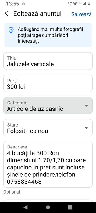 Jaluzele verticale
