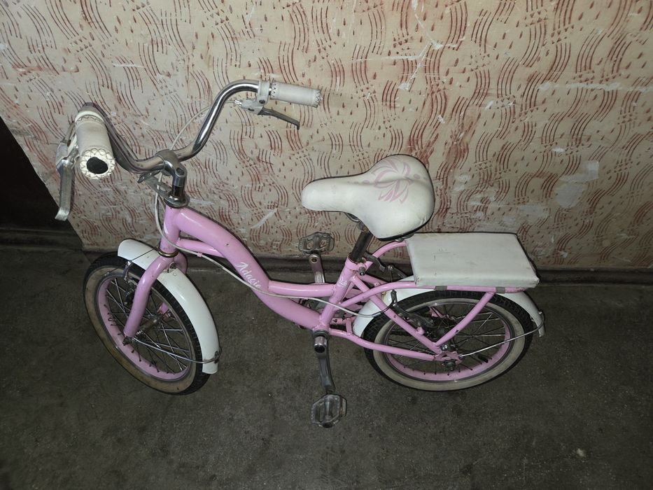 Bicicleta copiii fete roz de 16inch 4-8 ani