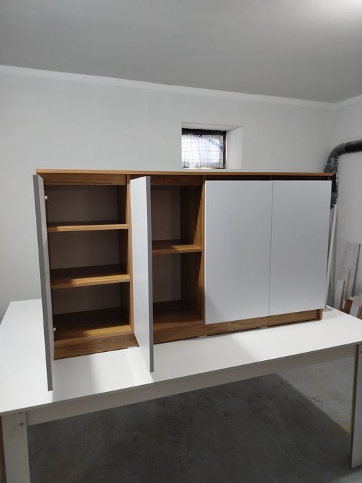 Комод 4 дверей 6 полки с ЛДСП