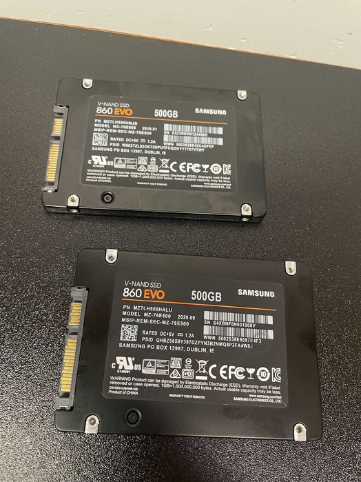 SSD SATA  500 Gb Samsung 860 EVO, MZ-76E500, garantie 6 luni