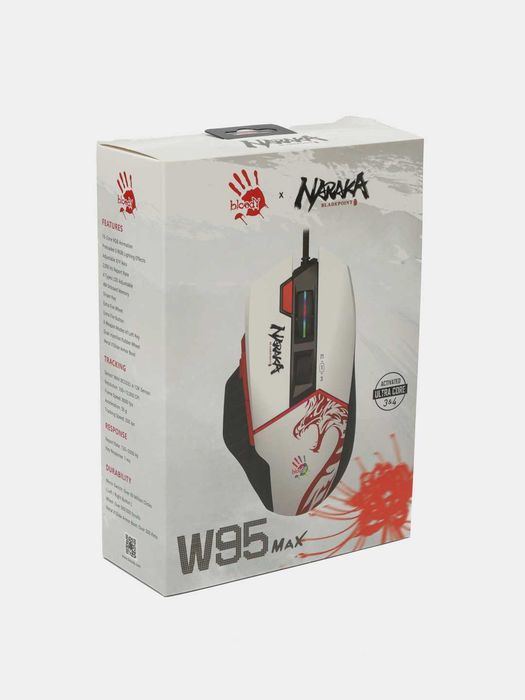Проводная игровая мышь Bloody W95MAX NARAKA EDITION/RGB Gaming +/