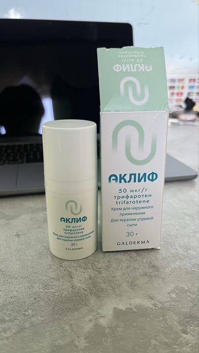 Аклиф (Aklief) 50 мкг/г — крем от акне / трифаротен 30 г