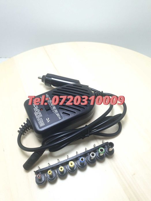 Incarcator Universal Pentru Laptop Pentru Auto Alimentare La 12v