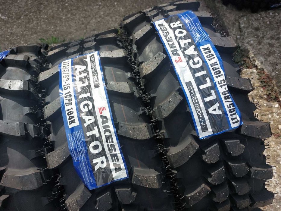 4бр.НОВИ гуми за кал ALLIGATOR 195/80/15 DOT2221-ЦЕНАТА Е ЗА БРОЙ