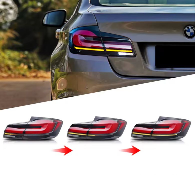 Set Stopuri Stop Triple Tripla Lampi Bmw Seria 5 F10 2010-16 Look G30