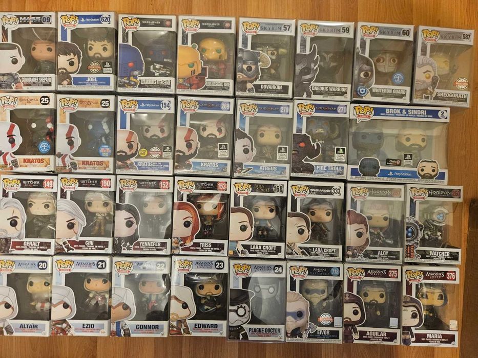 Games Funko pop - Blizzard, Witcher, Asssisin's Creed, God of War и др