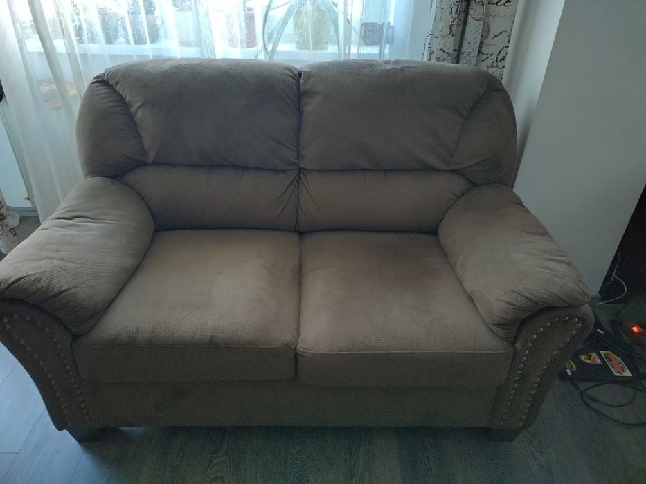 Canapele stofa maro
